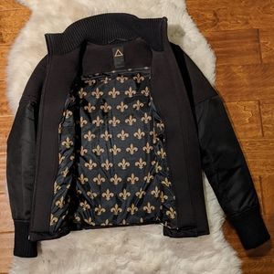 Musterbrand neoprene-esque fitted jacket
